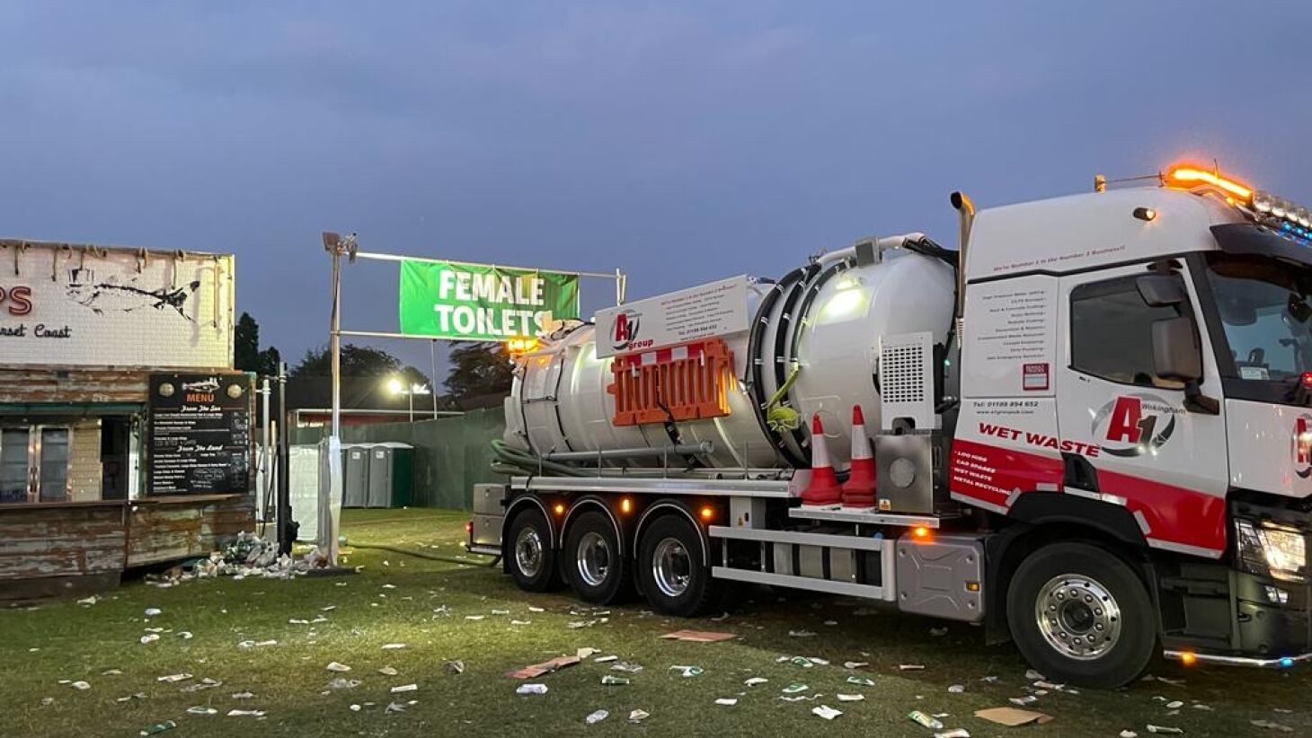 EVENING FEMALE TOILETS