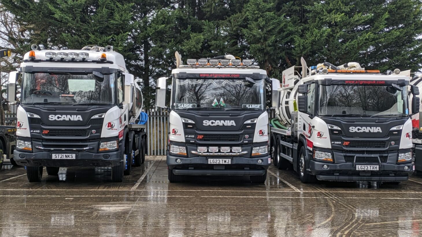 WET WASTE LOO HIRE TANKERS PHOTOSHOOT